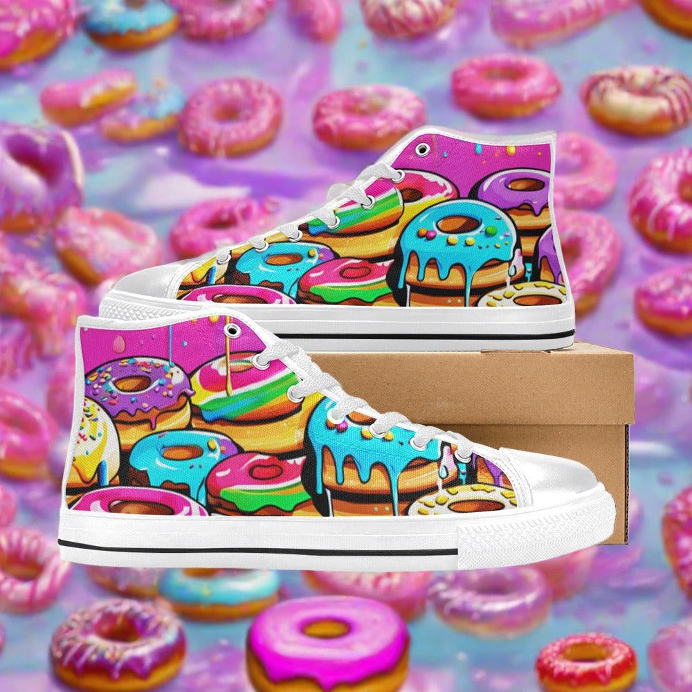 Phoenix Crimson Black Wearable Bold Art - Freaky Shoes