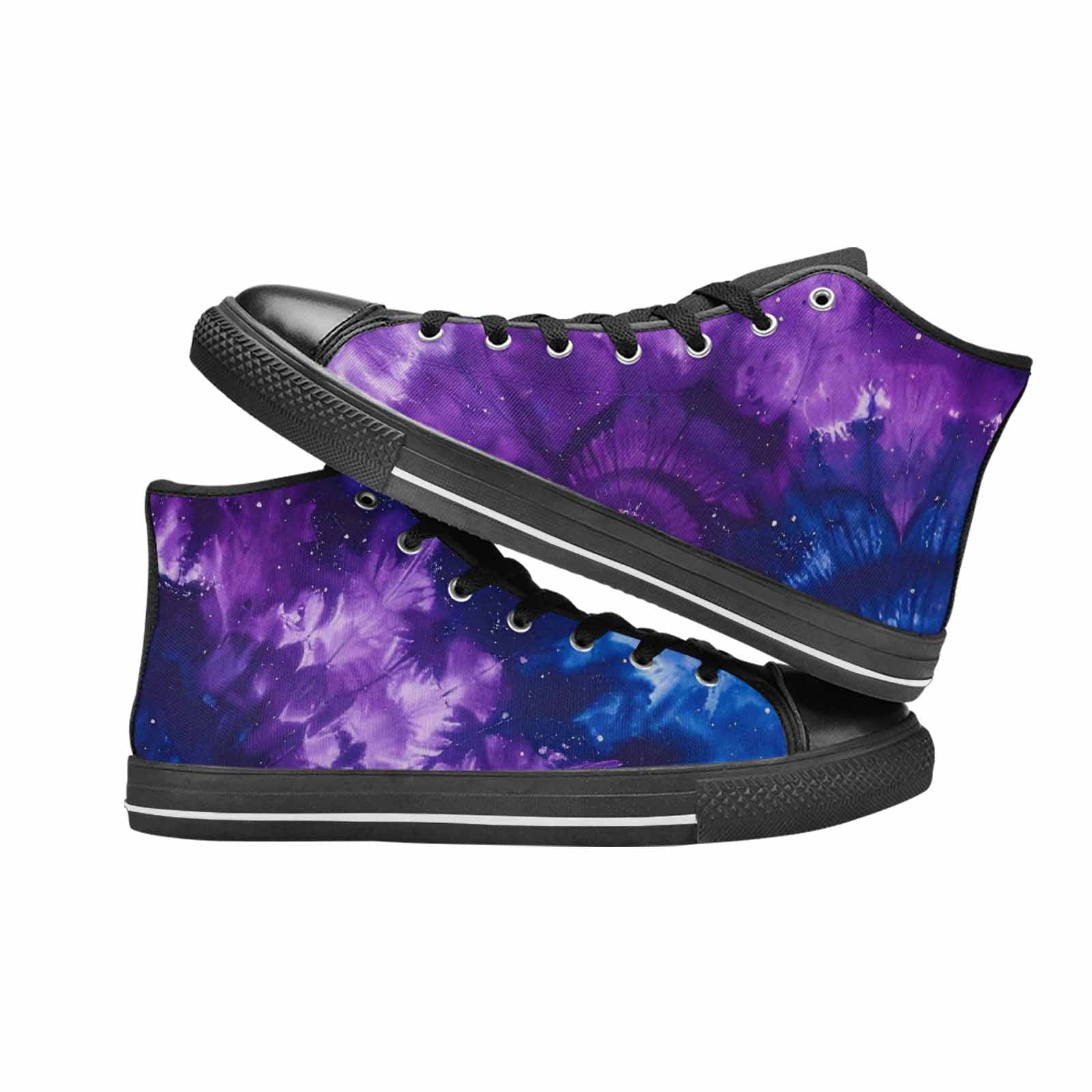 MEN'S Cosmic Tie Dye High Top Canvas Aesthetic Sneakers