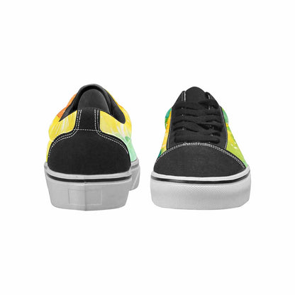 WOMEN'S Tie Dye - Canvas Lace-Up Grunge Custom Sneakers