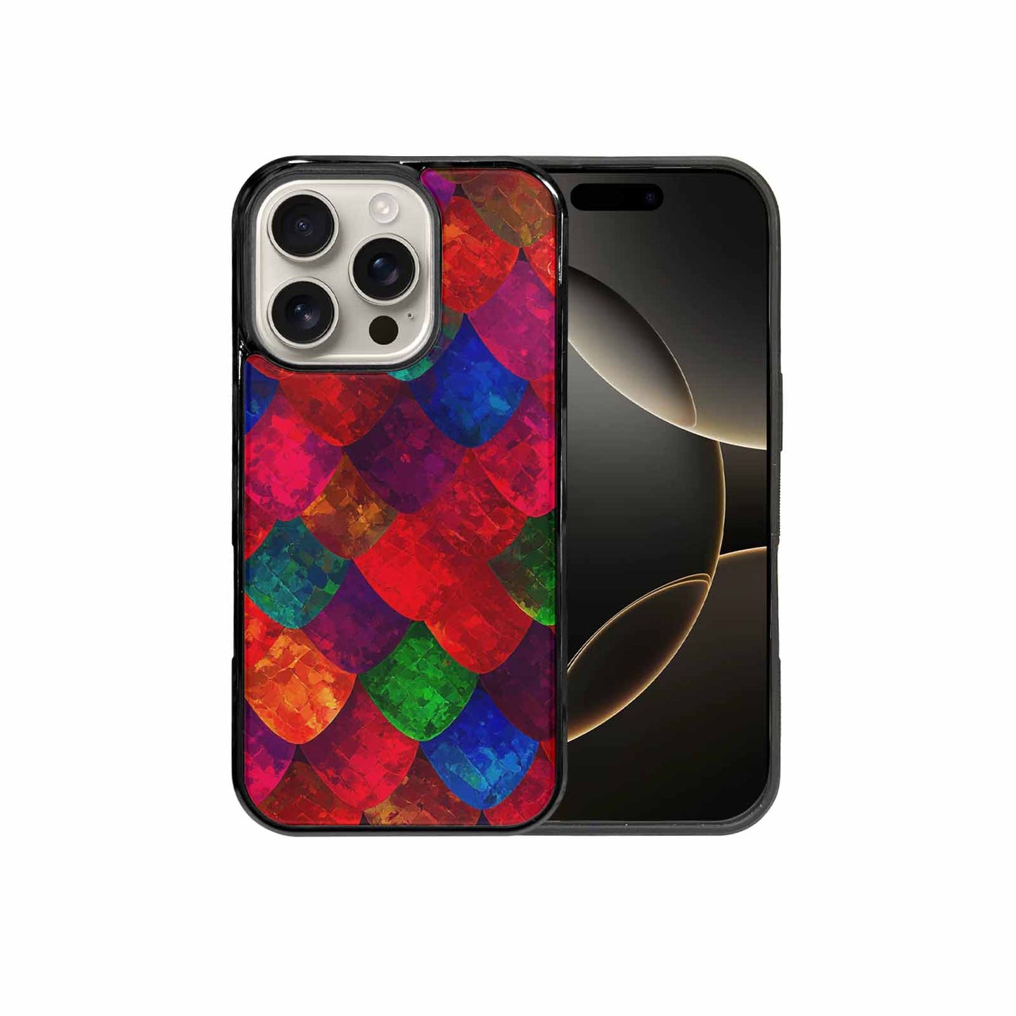 iPhone 16 Pro Case — Snake Print Dark Seamless Pattern Vibrant, Original Design Phone Case