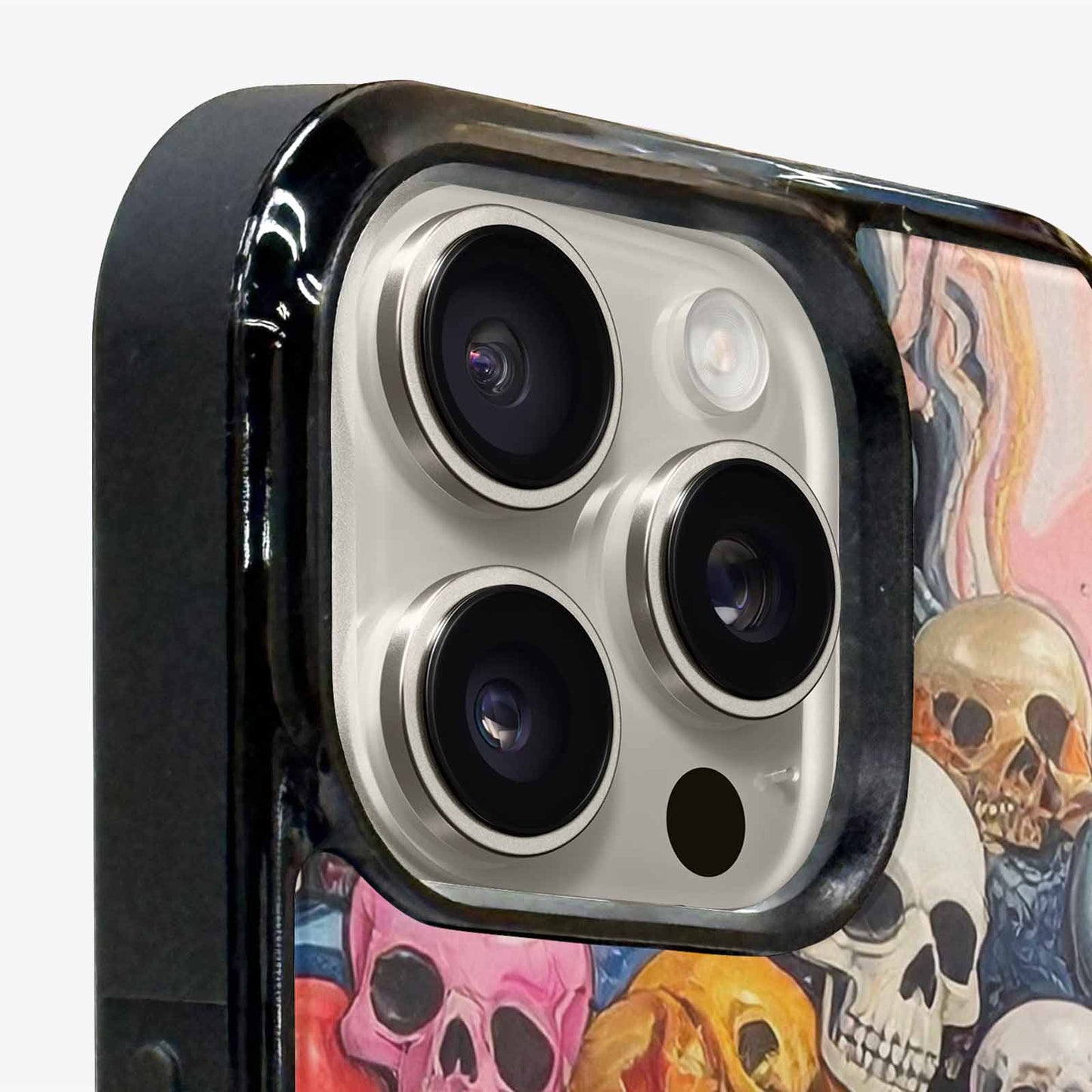 iPhone 16 Pro Max Case — Skulls Marbleskulls Pattern, Custom Phone Case