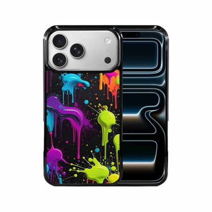 iPhone 17 Pro Max Case — Small Paint Splatter Pattern, Original Art, Personalized Phone Case