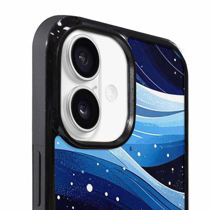 iPhone 17 Case — Glossy Winter Wave Cartoon Cute, Custom Designed Case Cover