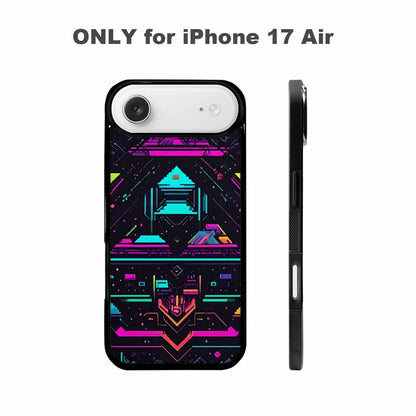 iPhone 17 Air Case — Retro Pixel Art Pattern Bit Retro, Custom Phone Case