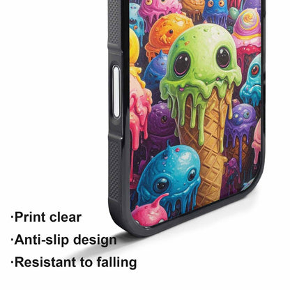 iPhone 17 Pro Max Case — Melting Ice Cream Monster Charac Original, Custom Print Case Cover