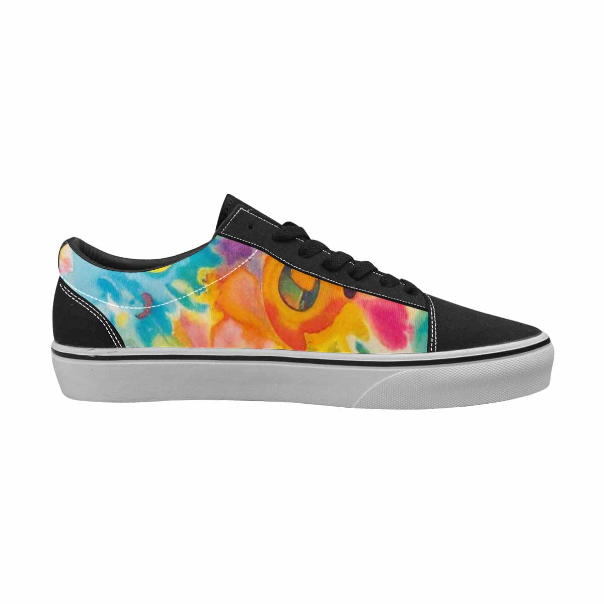 WOMEN'S Smiley Facessmiley Faces  Lace-Up Canvas Y2K Shoes