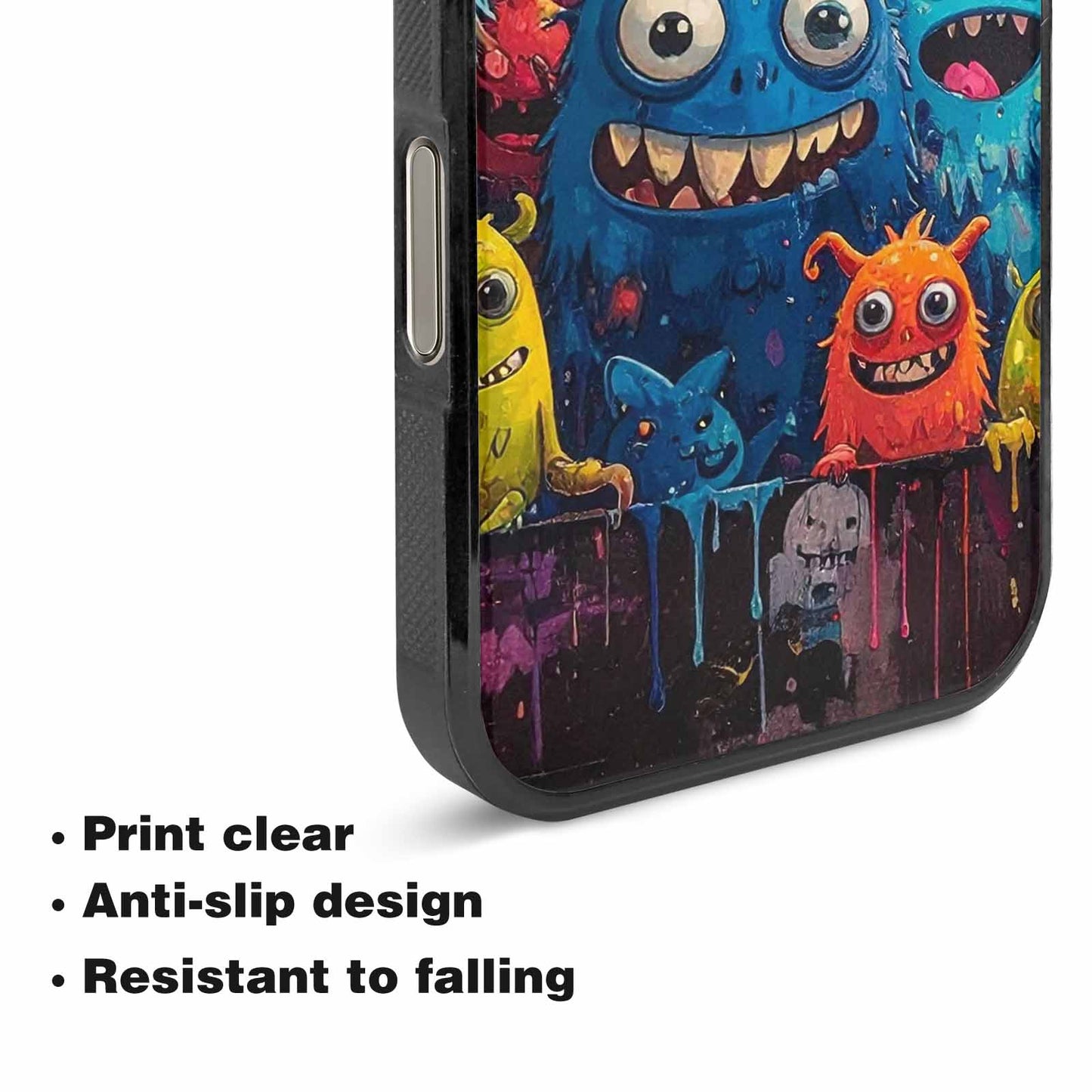 iPhone 16 Pro Case — Monsters General Cartoon Monst, Custom Designed Case Cover