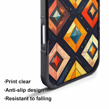 iPhone 17 Pro Max Case — Vintage Summer Diamond Retro Vintage, Customized Protective Case