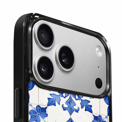 iPhone 17 Pro Max Case — Mexican Talavera Tile Pattern, Floral, Custom Made Phone Cover