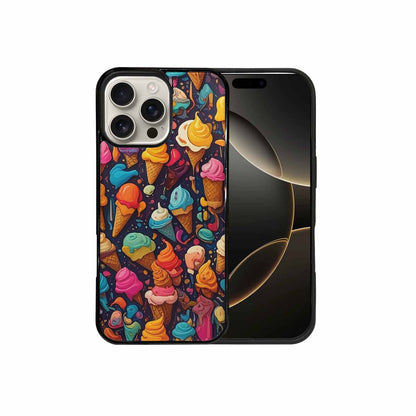 iPhone 16 Pro Max Case — Ice Cream Motif Ice Cream Motifs, Custom Print Case Cover