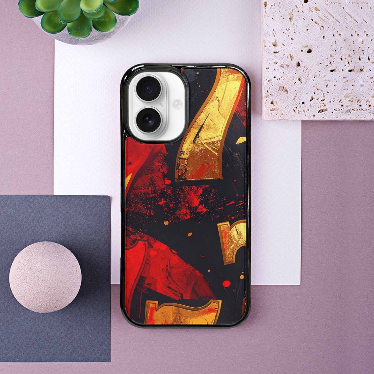 iPhone 16 Case — Dice And Casino Pattern Seamless Repeat, Custom Art Phone Cover