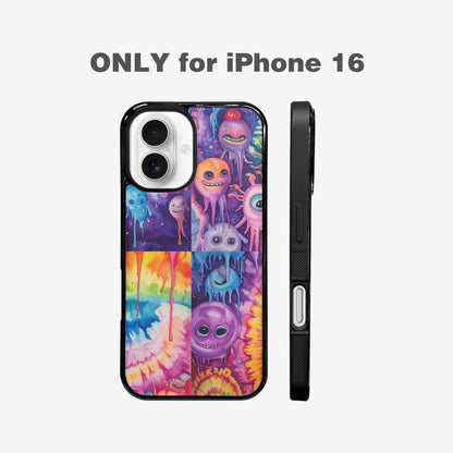 iPhone 16 Case — Aliens Tie Dyemelting Aliens P, Custom Designed Case Cover