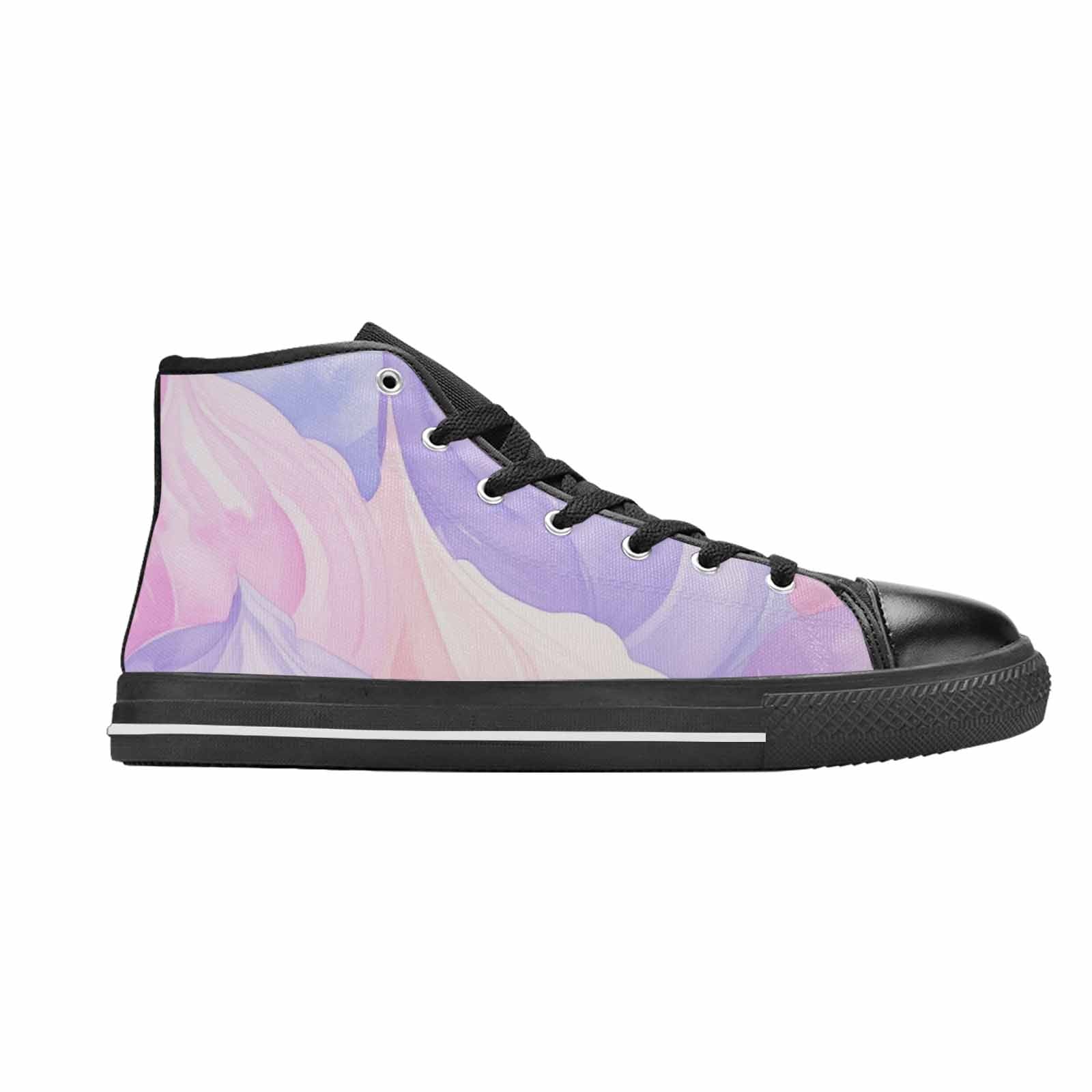 MEN'S Tie Dye - High Top Canvas Dark Academia Custom Sneakers