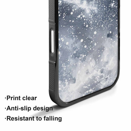 iPhone 17 Case — Galaxy Art Silver White Galaxy Space, Original Design Phone Case