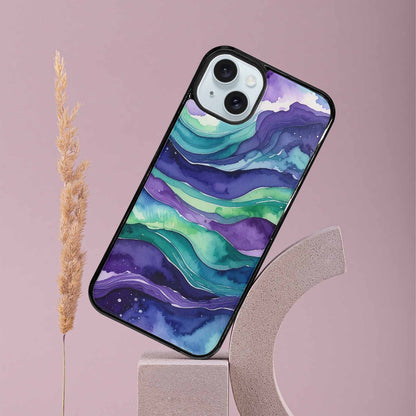 iPhone 15 Plus Case — Galaxy Aurora Nebula, Custom Designed Case Cover