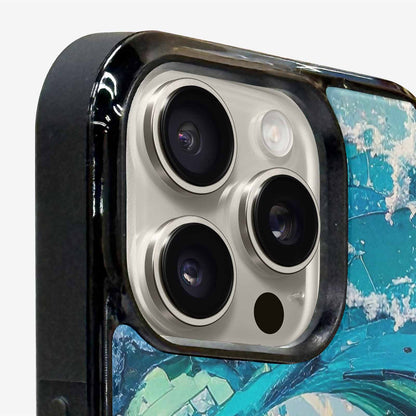 iPhone 16 Pro Case — Wave Crest Splash Wave Crest Splash, Personalized Phone Case