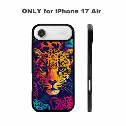 iPhone 17 Air Case — Leopard Print Skull Seamless Pattern Gothic, Custom Phone Case