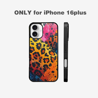 iPhone 16 Plus Case — Full Color Vibrant Animal Print Animal, Custom Printed Phone Case
