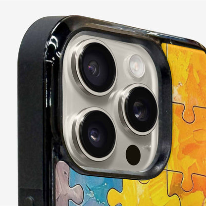 iPhone 15 Pro Max Case — Autism Puzzle Pieces Puzzle Piece Pattern, Custom Art Phone Cover