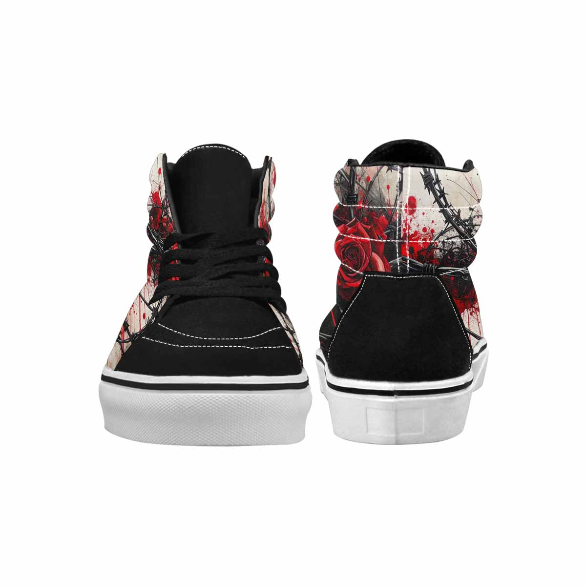 MEN'S Barbed Wire Coil High Top Canvas Aesthetic Shoes