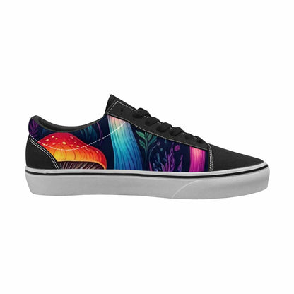 WOMEN'S Psychedelic Mushroom Canvas Lace-Up Y2K Sneakers