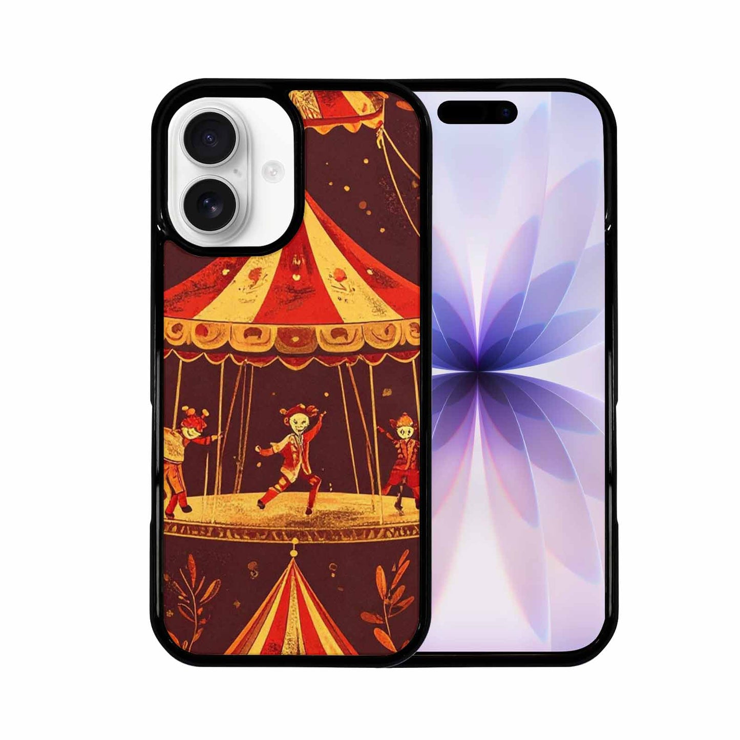 iPhone 17 Case — Vintage Circus Art Pattern Retro Vintage, Custom Phone Case