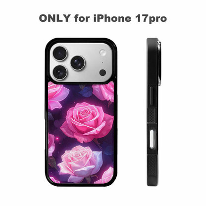 iPhone 17 Pro Case — Watercolor Marble Rose Watercolor Abstract, Custom Printed Phone Case