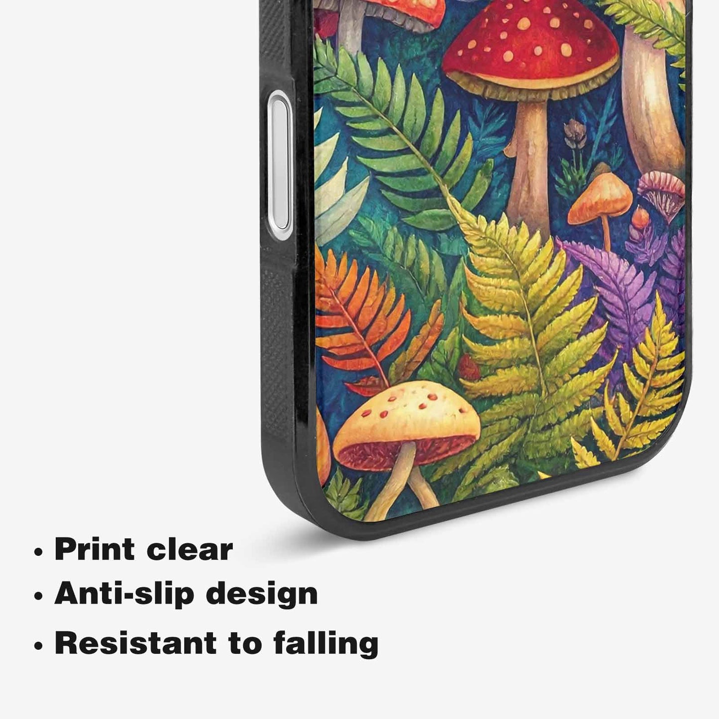iPhone 16 Plus Case — Mushrooms Botanicalmushrooms P Cix, Customized Protective Case