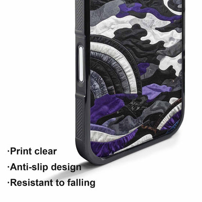 iPhone 17 Pro Case — Vivid Camo Asexual Pride Camo, Custom Designed Case Cover