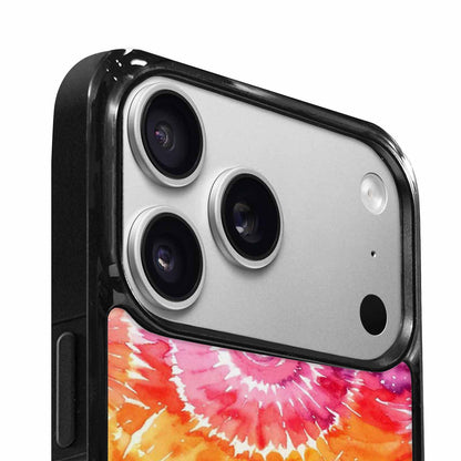 iPhone 17 Pro Case — Tie Dye Spiral Rainbow Blended Tie, Unique Phone Case Design