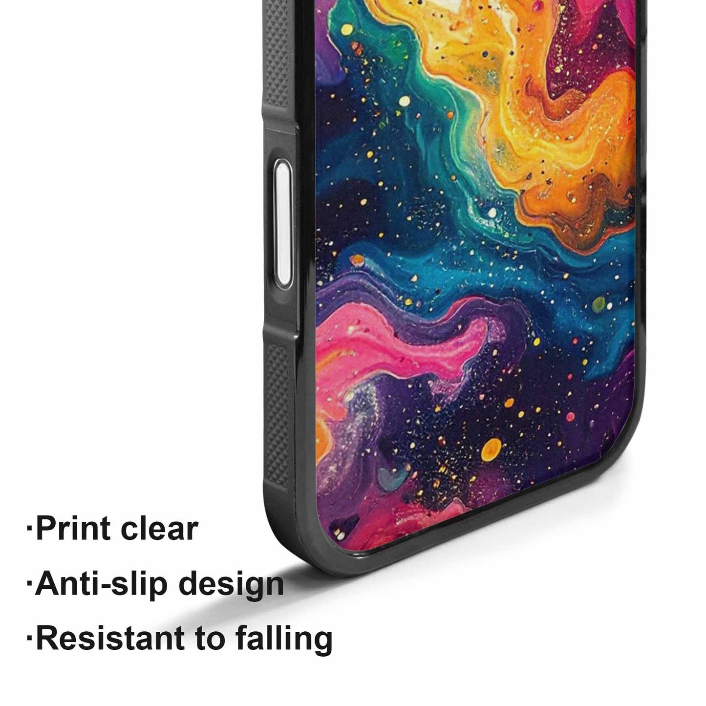iPhone 17 Case — Galaxy Art Colorful Cosmic Galaxy Space, Personalized Phone Case