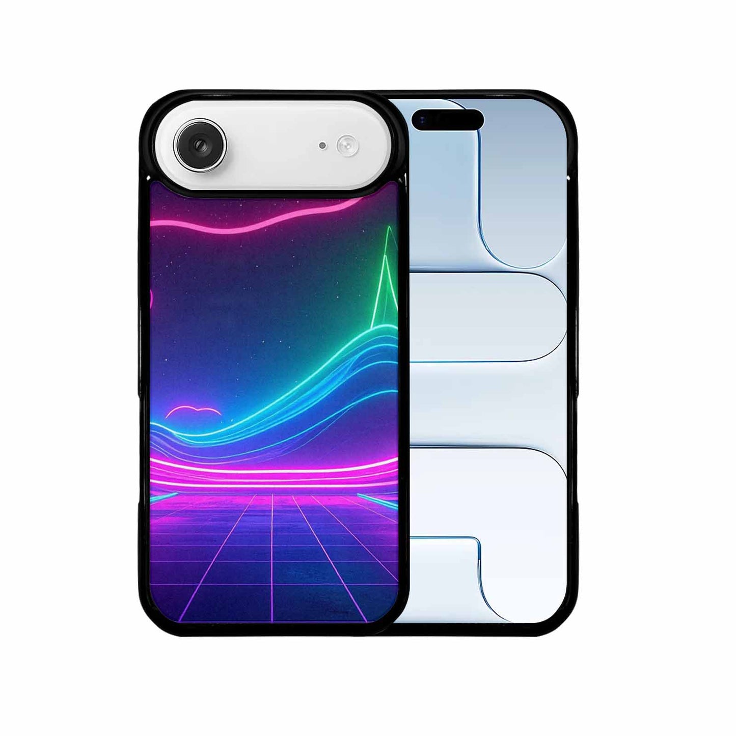 iPhone 17 Air Case — Neon Cartoon Art Pattern Retro Vintage, Custom Phone Case