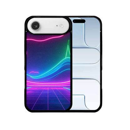 iPhone 17 Air Case — Neon Cartoon Art Pattern Retro Vintage, Custom Phone Case