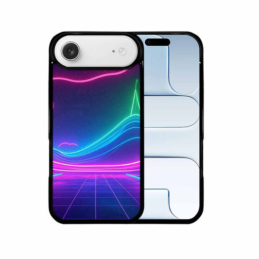 iPhone 17 Air Case — Neon Cartoon Art Pattern Retro Vintage, Custom Phone Case