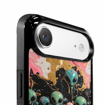 iPhone 17 Air Case — Aliens Marblemelting Aliens Pa Ciq Alien, Unique Phone Case Design