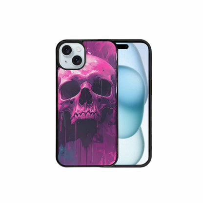 iPhone 15 Plus Case — 1000\'s Of Skulls Overlapping Each Other, Custom Made Phone Cover