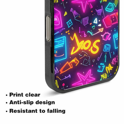 iPhone 15 Pro Max Case — 80s Retro Motif 80s Retro Motifs, Custom Printed Phone Case