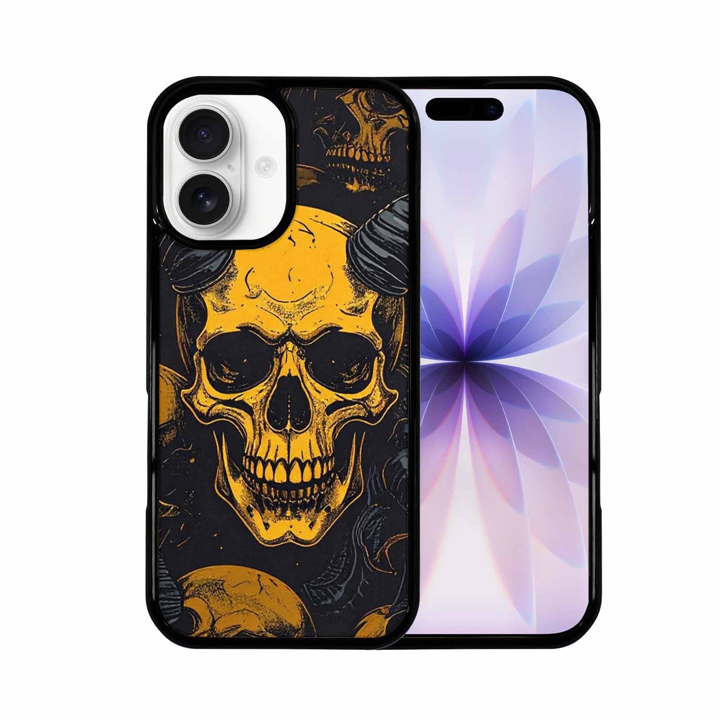iPhone 17 Case — Skull Dark Art Gothic Print Gothic, Custom Printed Phone Case
