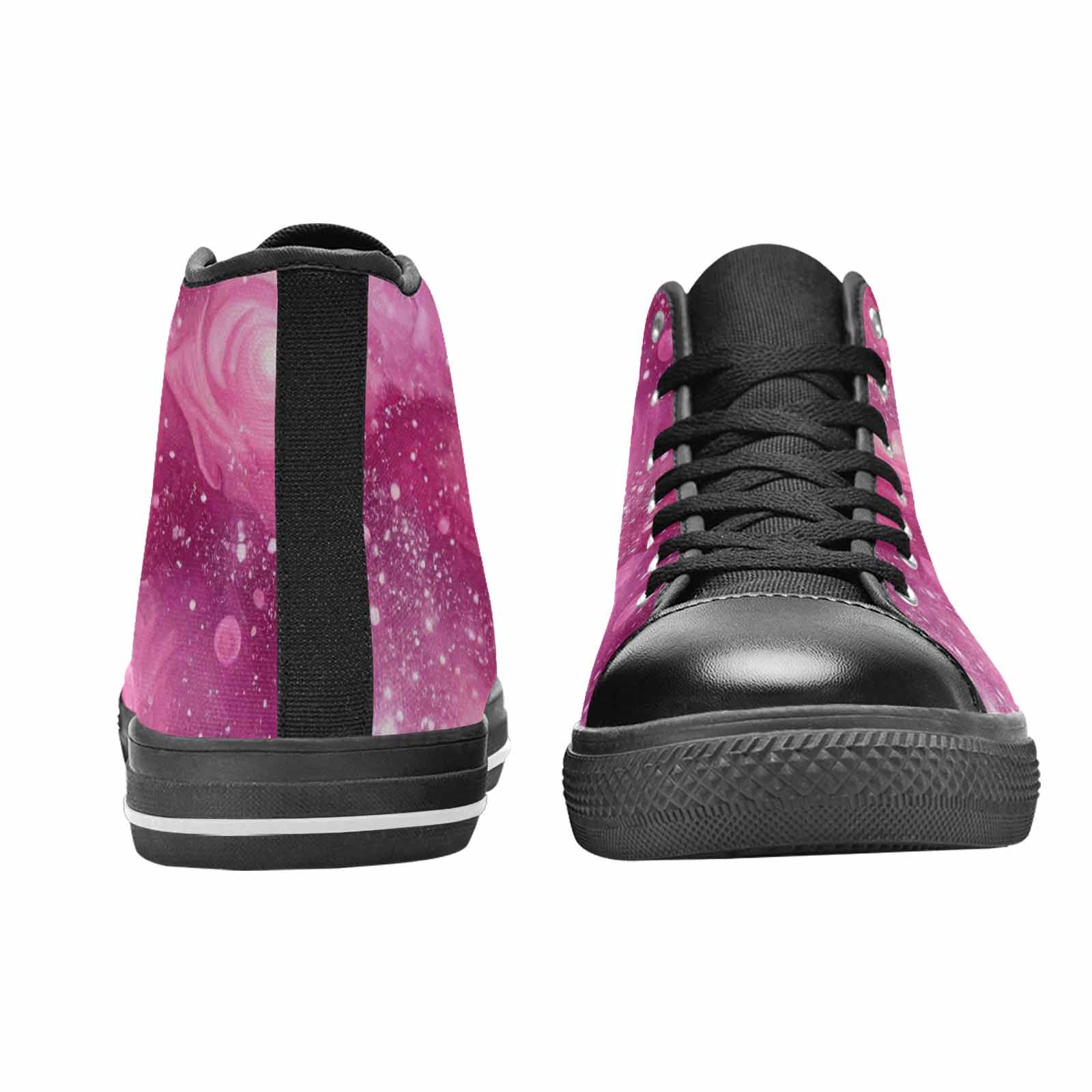 WOMEN'S Galaxy Art - High Top Canvas Y2K Sneakers