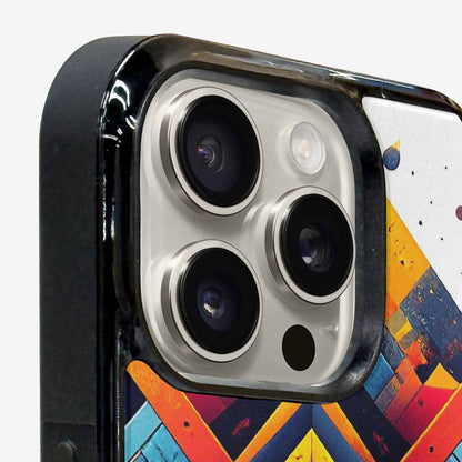iPhone 15 Pro Max Case — Urban Tribal Tessellation, Custom Art Phone Cover