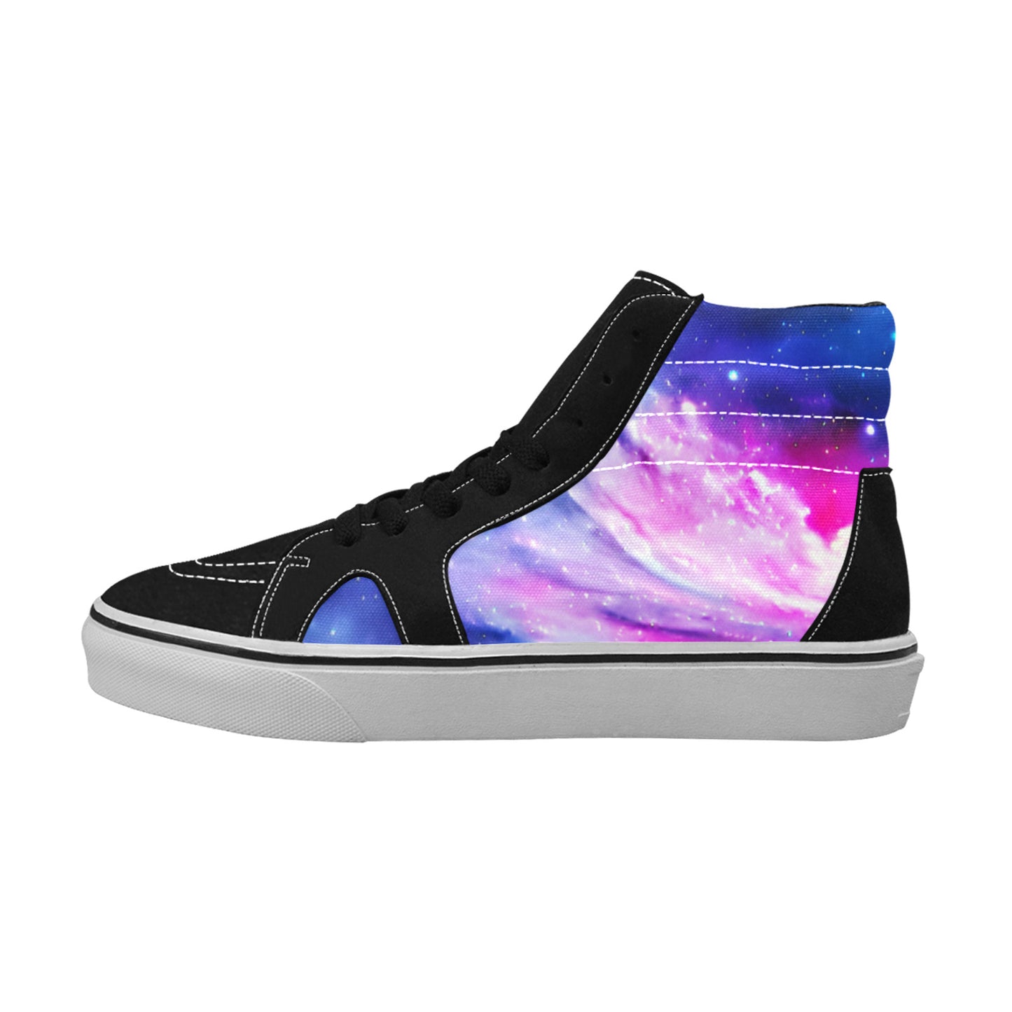 MEN'S Galaxy Art Out Space High Top Skateboarding Surreal Custom Sneakers