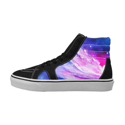 MEN'S Galaxy Art Out Space High Top Skateboarding Surreal Custom Sneakers