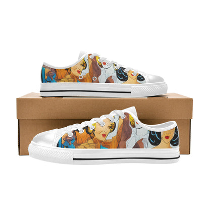 WOMEN'S Cc Pop Art Canvas Y2K Custom Sneakers