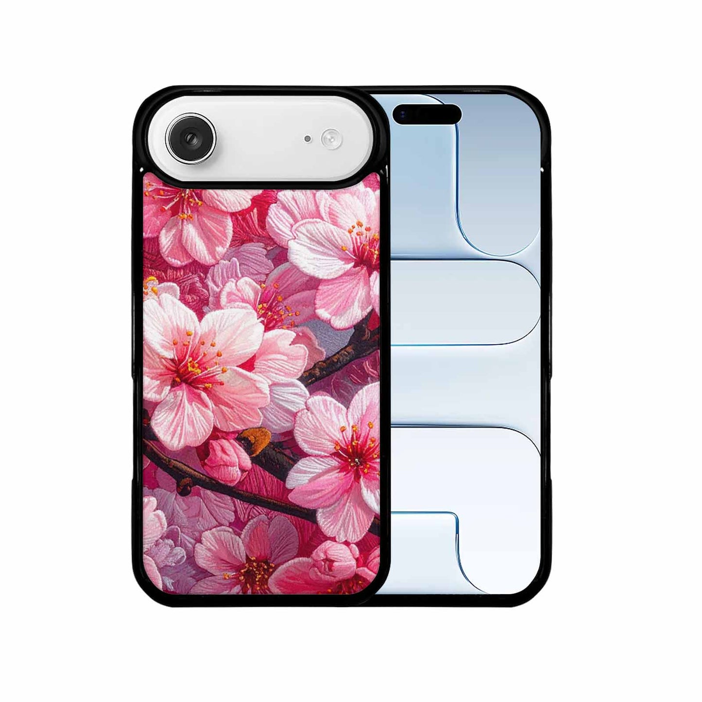 iPhone 17 Air Case — Glowing Cherry Blossom Original Art, Custom Phone Case