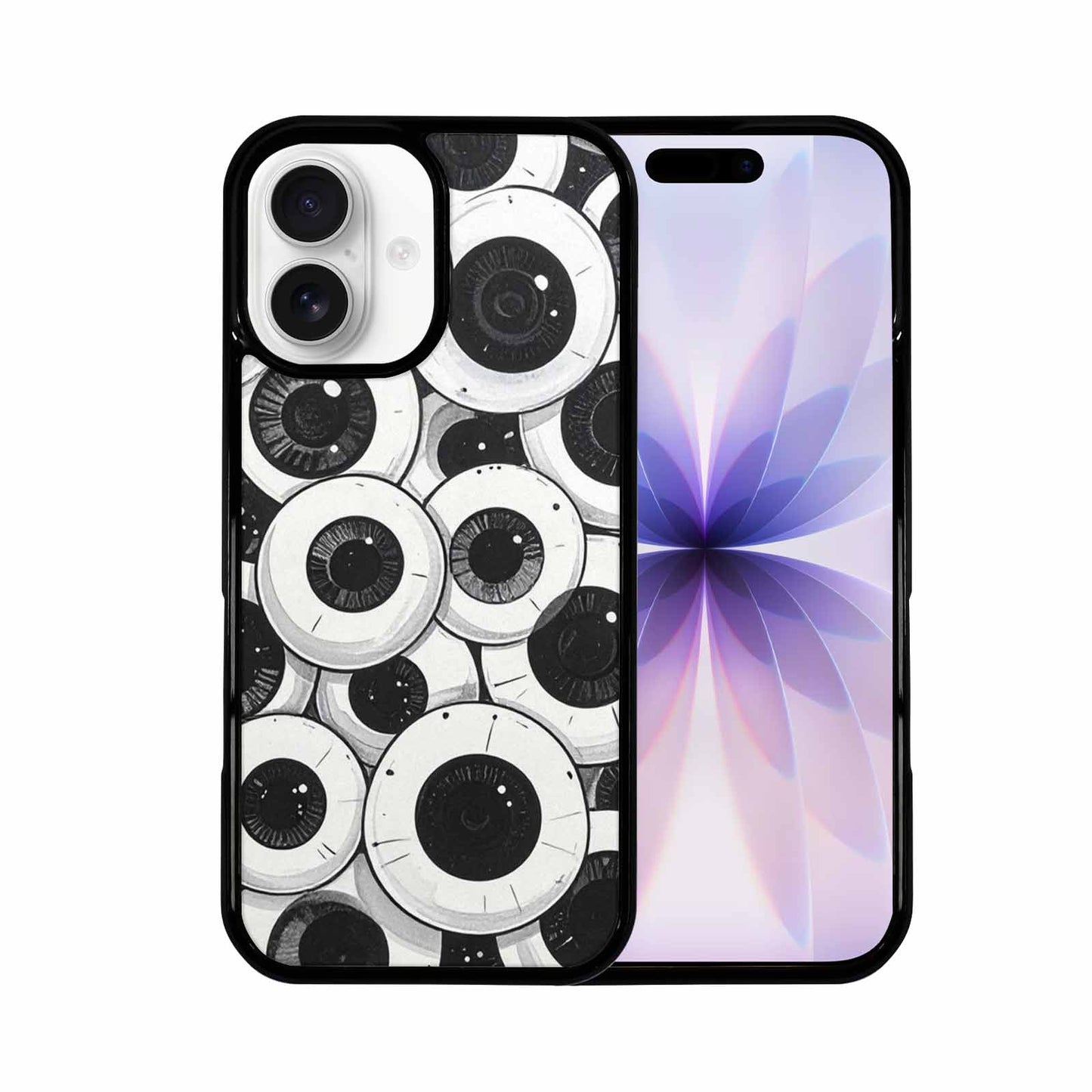 iPhone 17 Case — Googly Cartoon Eyeballs Cartoon Cute, Custom Designed Case Cover