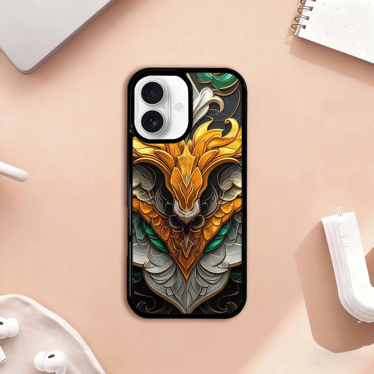iPhone 17 Case — Dragon Scale Fantasy Art Original Art, Unique Phone Case Design