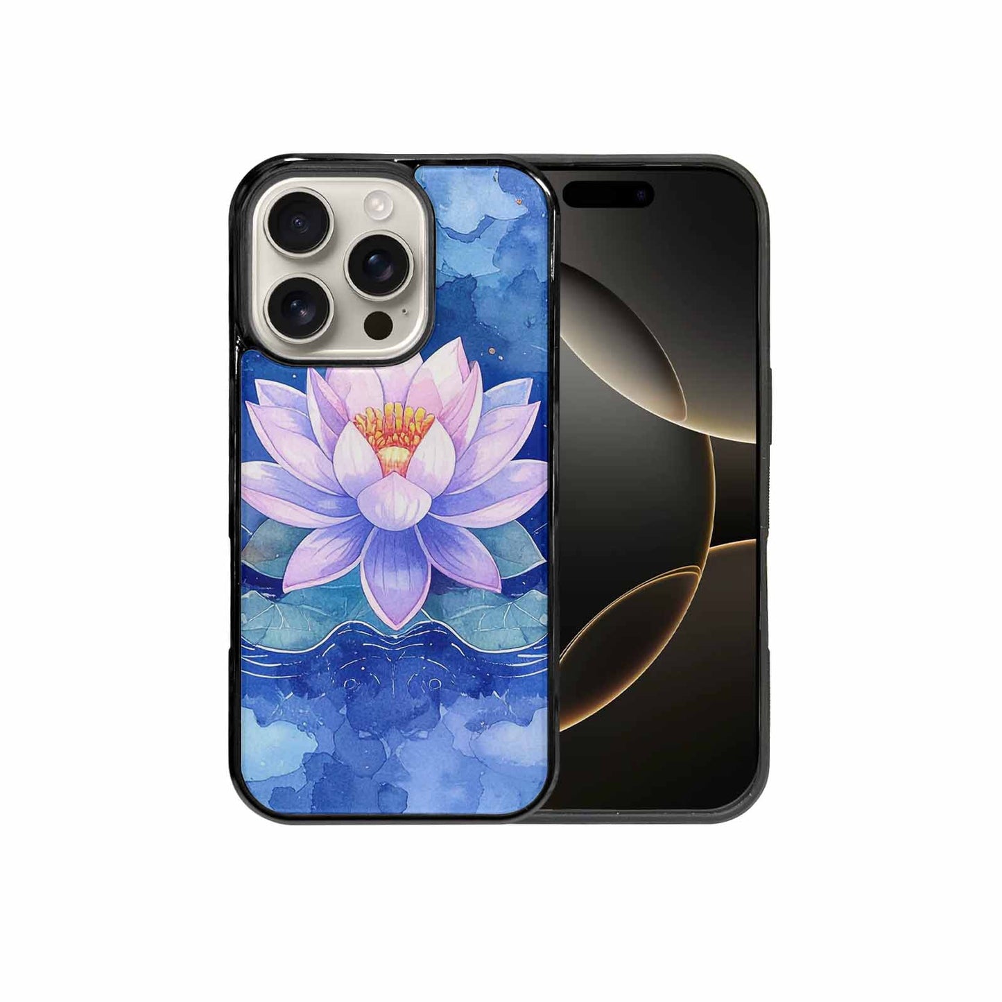 iPhone 16 Pro Case — Water Lilies Impressionist, Custom Designed Case Cover
