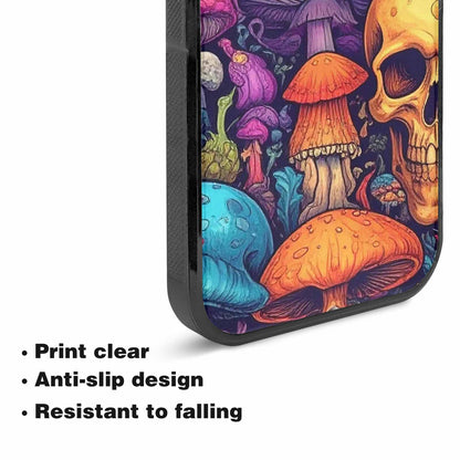 iPhone 15 Plus Case — Mushroom Skull, Custom Designed Case Cover