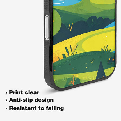 iPhone 16 Case — Golf Cartoon Art Pattern, Custom Phone Case