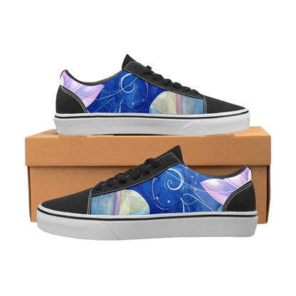 MEN'S Water Lilies Impressionist Canvas Lace-Up Aesthetic Sneakers